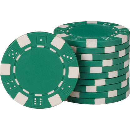 Coffret de poker de luxe avec 500 jetons (11,5 g), étui en aluminium