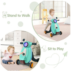 chariot d'éducation précoce coloré mignon bébé scooter