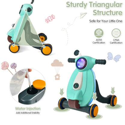 chariot d'éducation précoce coloré mignon bébé scooter