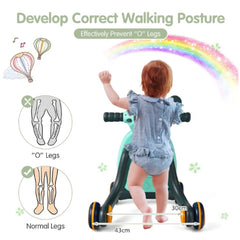 chariot d'éducation précoce coloré mignon bébé scooter