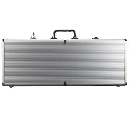 Coffret de poker de luxe avec 500 jetons (11,5 g), étui en aluminium