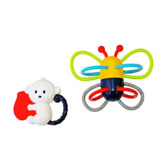 Jouets éducatifs colorés en caoutchouc souple, balles en caoutchouc, blocs souples pour bébé