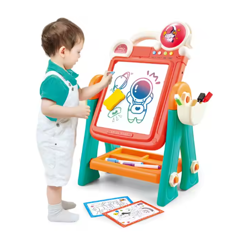 Tableau de peinture à écrire pour enfants jouets éducatifs 2 en 1