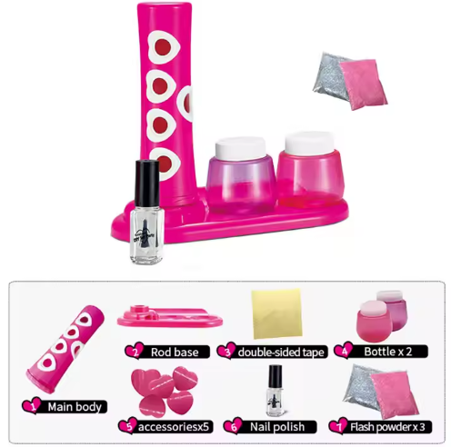 Maquillage Enfant 2-en-1 : Vernis à Ongles Non Toxique pour Petites Fashionistas