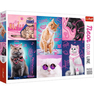 puzzle 1000 pcs Chats sympas trefl