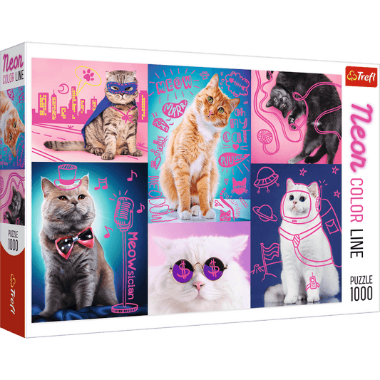 puzzle 1000 pcs Chats sympas trefl