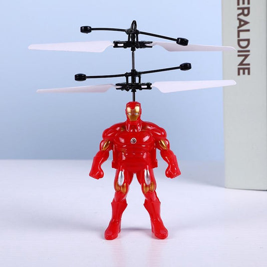 Jouet volant à Induction iron man, hélicoptère