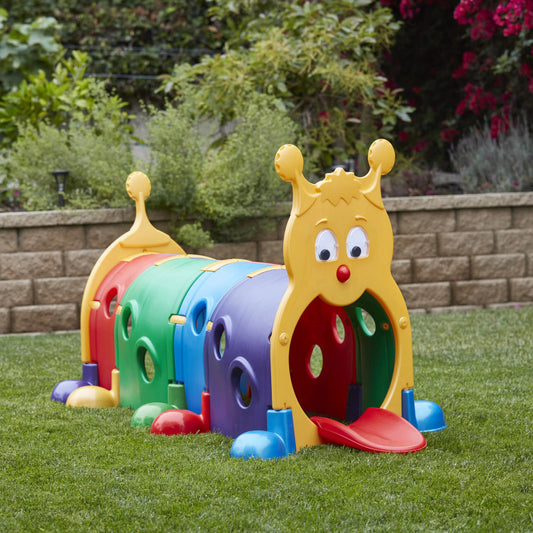 Tunnel ramper maternelle enfants jouets éducatifs grande aire de jeux extérieure intérieur elfe chenille perceuse