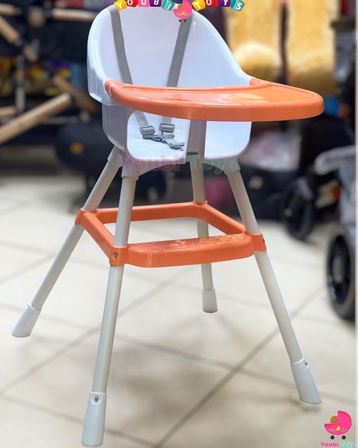 Chaise d’alimentation haute à harnais de sécurité de 6 à 36 mois DOLU – كرسي الأكل للأطفال من 6 إلى 36 شهر