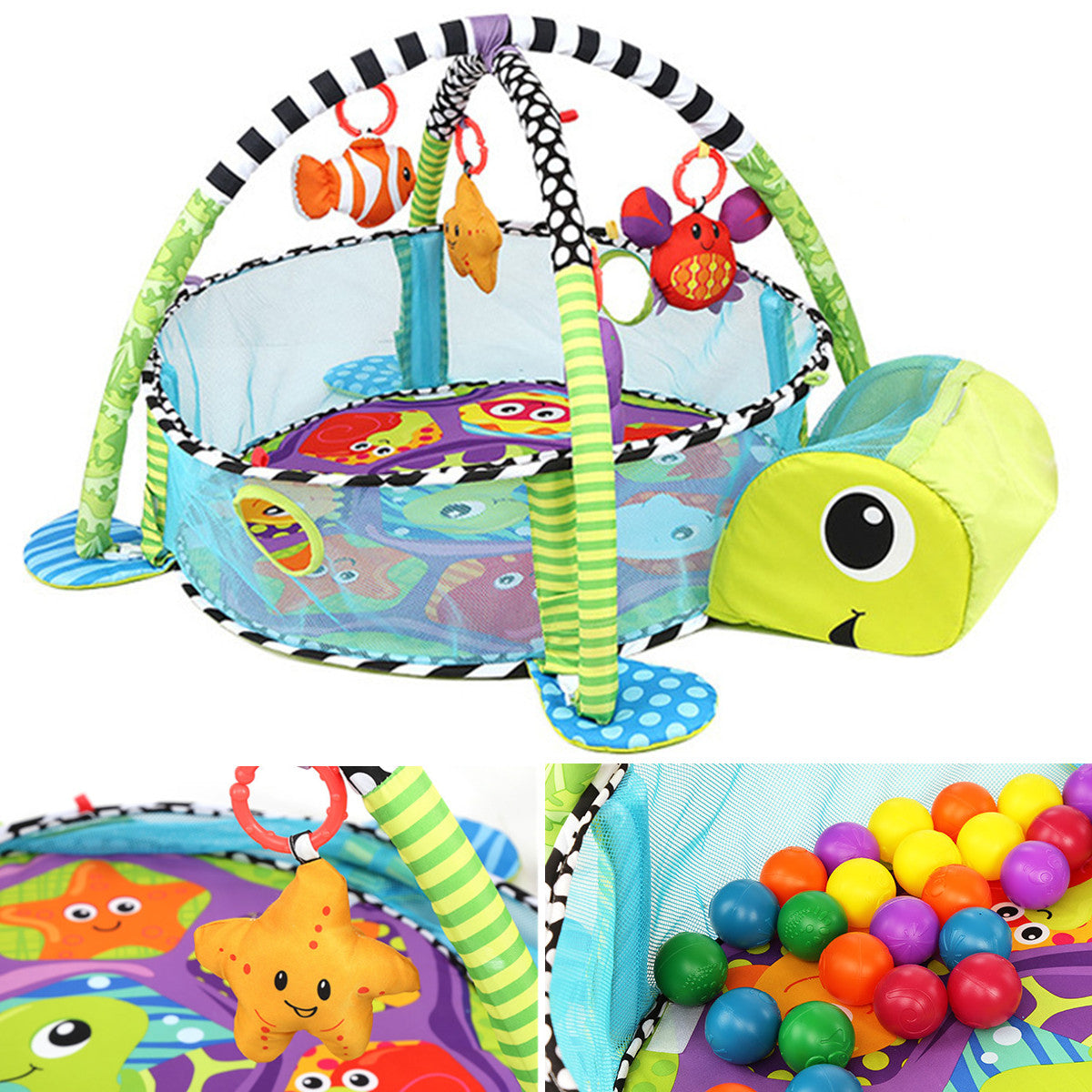 Tapis d'éveil + 30 ball