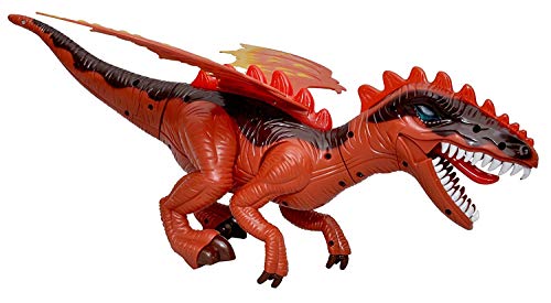 Grand dinosaure marcheur télécommandé avec des lumières étonnantes