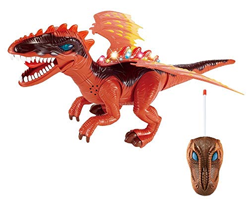 Grand dinosaure marcheur télécommandé avec des lumières étonnantes