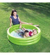 Bestway 51024 Piscine à 3 Anneaux Couleurs Assorties 102 x 25 cm