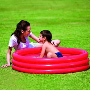 Bestway 51024 Piscine à 3 Anneaux Couleurs Assorties 102 x 25 cm