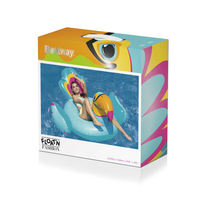 Bestway - Bouée XXL chevauchable Toucan 207 x 150 cm