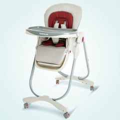 Teknum bébé dinant la chaise multifonctionnelle pliante portable enfant bébé ajuster siège nourrissons table  ROUGE