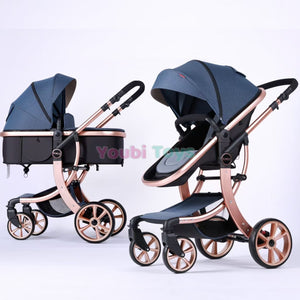 Poussette aimile de luxe 0-36mois  BLEU
