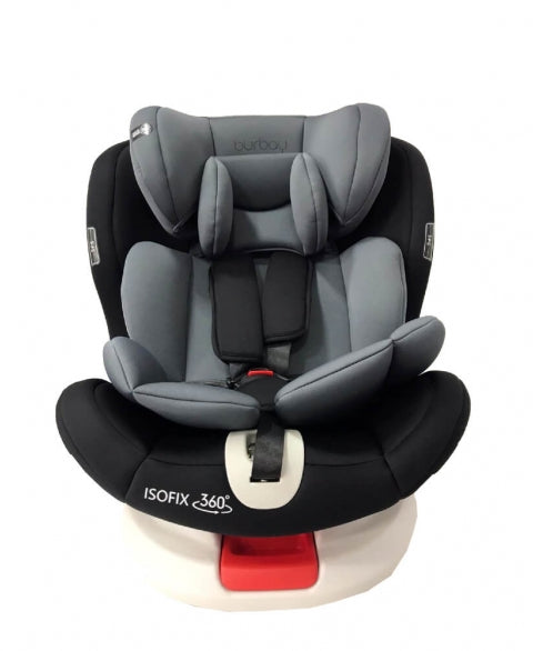 360 DEGRÉS SIEGE AUTO ISOFIX BURBAY BLACK