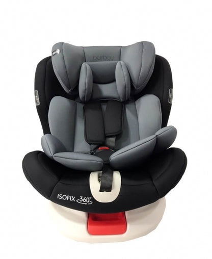 360 DEGRÉS SIEGE AUTO ISOFIX BURBAY BLACK