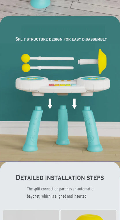 Nouveau produit jouet piano pour enfants battre jazz tambour jouets musicaux dynamiques