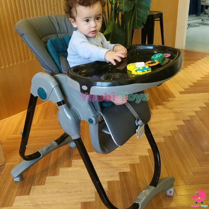 Teknum bébé dinant la chaise multifonctionnelle pliante portable enfant bébé ajuster siège nourrissons table