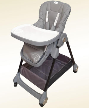 Chaise haute –  gris foncé