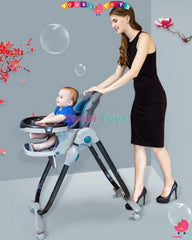 Teknum bébé dinant la chaise multifonctionnelle pliante portable enfant bébé ajuster siège nourrissons table