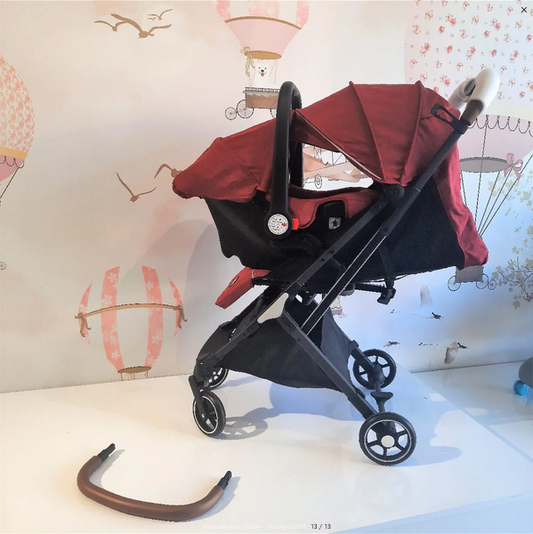 Poussette Duo Valise – Boyi   ROUGE