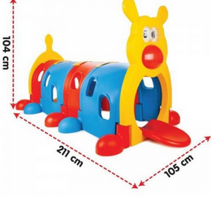 Tunnel ramper maternelle enfants jouets éducatifs grande aire de jeux extérieure intérieur elfe chenille perceuse