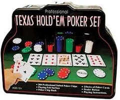 Professional texas hold’em poker set