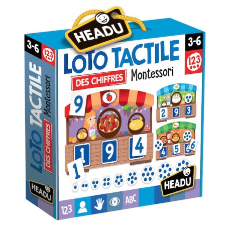 Loto Tactil 123 Montessori headu