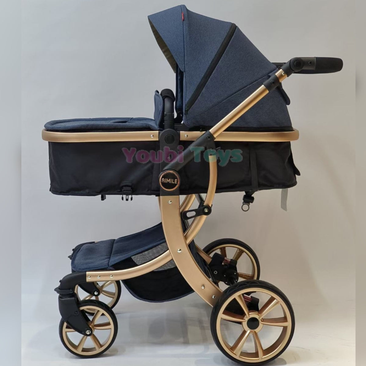 Poussette aimile de luxe 0-36mois  BLEU