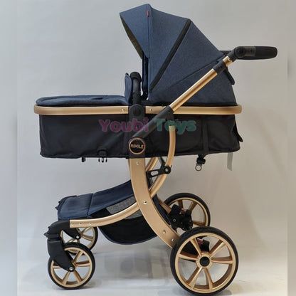 Poussette aimile de luxe 0-36mois  BLEU