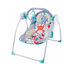 balançoire intelligente à télécommande avec oreiller et moustiquaire chaise balançoire pour bébé