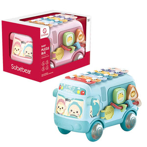 Sobebear - Xylophone Baby Music Bus, 1pc - Assortiment
